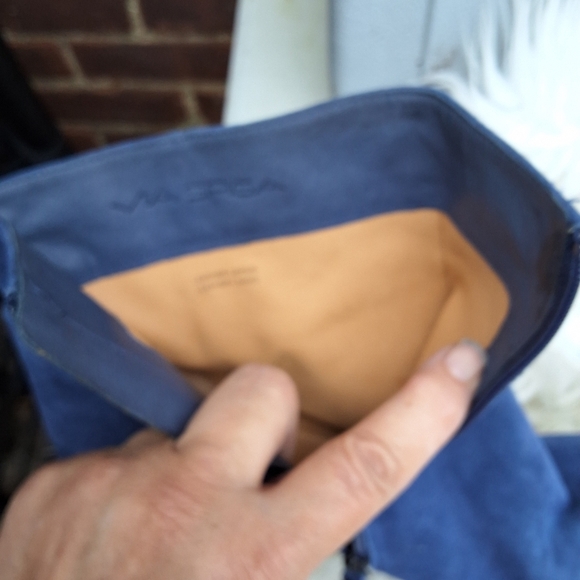 Via Spiga Blue‎ Suede Stiletto  Ankle boots 10 - Picture 3 of 13